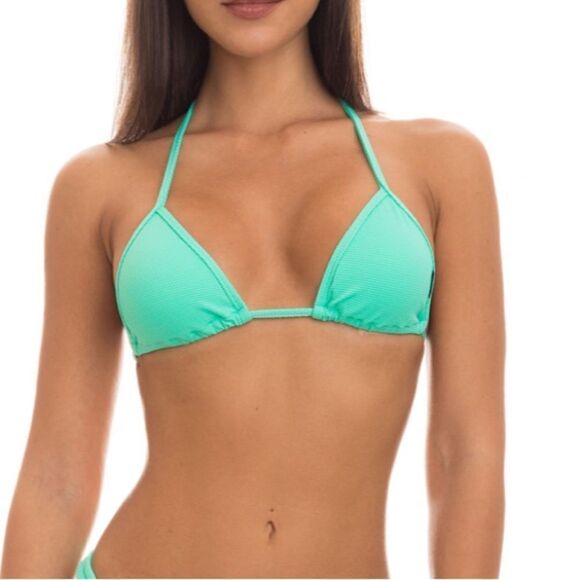 MirtyllaNoah Menta Mint Green M Bikini Top NWT IN PACKAGING Made in Italy - Picture 1 of 7